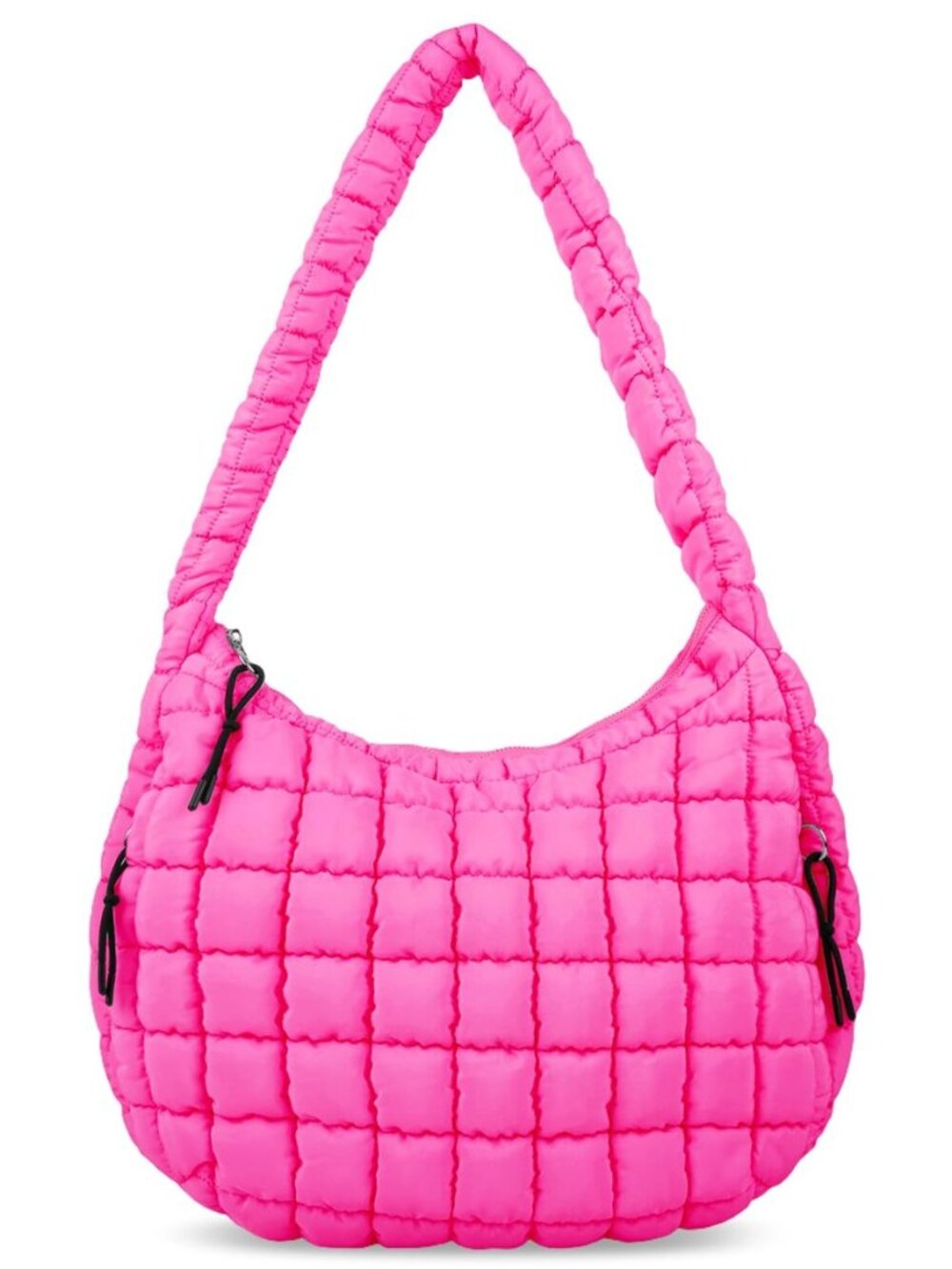 Quilted Puffer Tote Bag for Women Large Crossbody Bag Lightweight Nylon Puffy